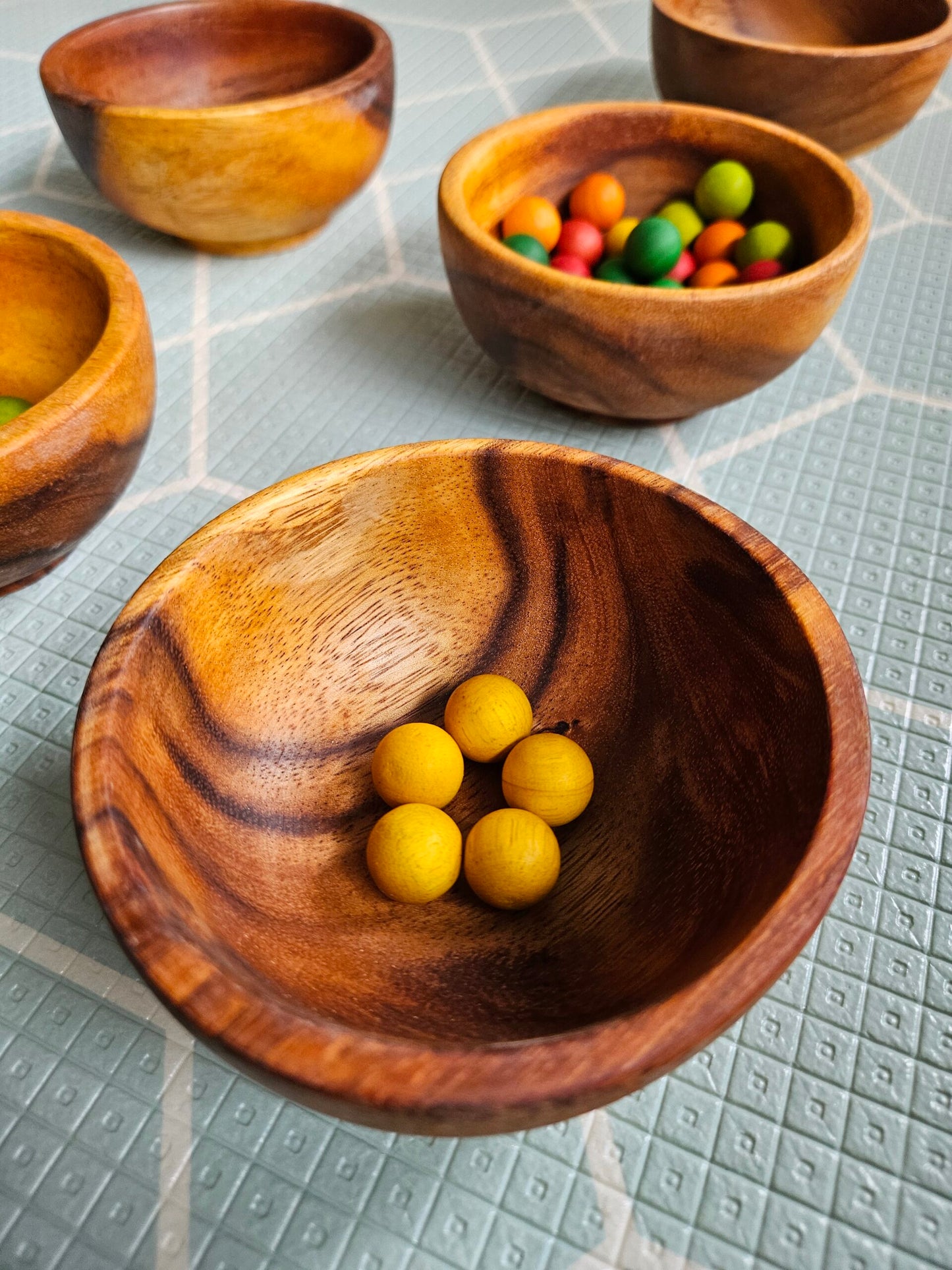 Wooden Bowls Set of 5
