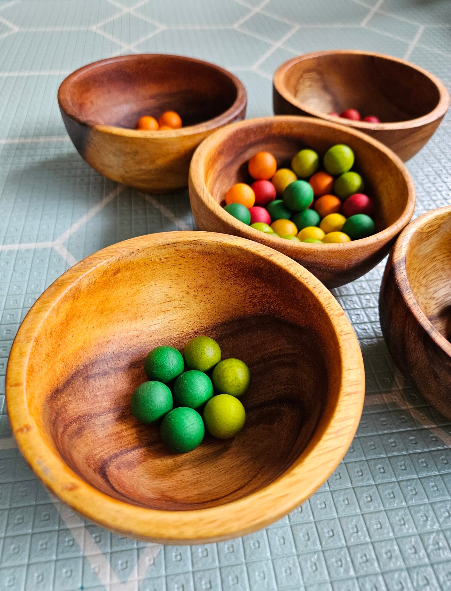 Wooden Bowls Set of 5