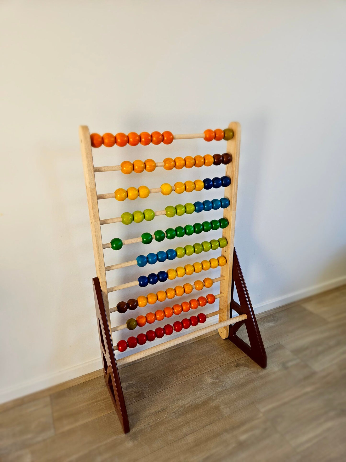 Giant Rainbow Bead Abacus