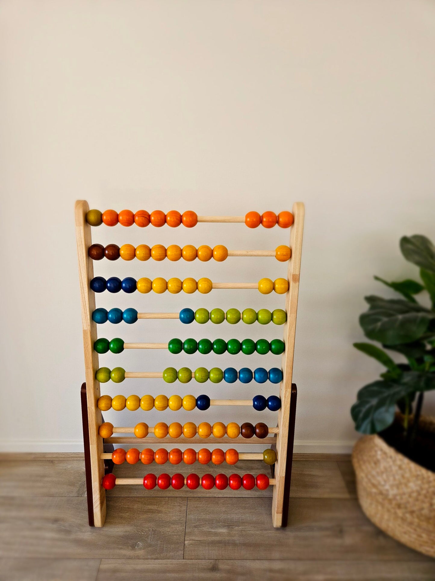 Giant Rainbow Bead Abacus