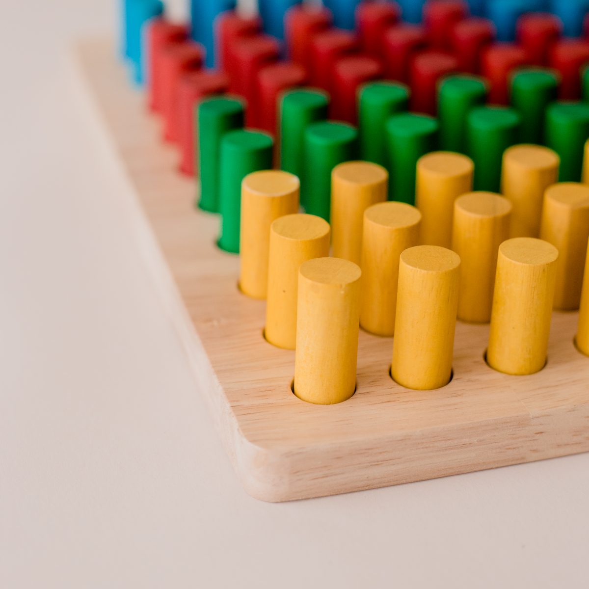 Wooden Peg Board