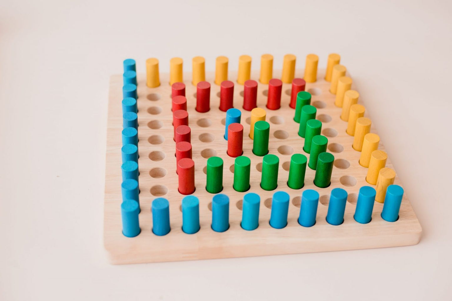 Wooden Peg Board