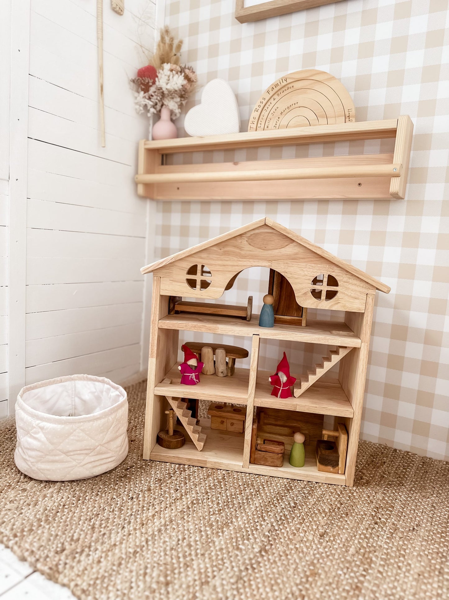 Classic Wooden Dollhouse
