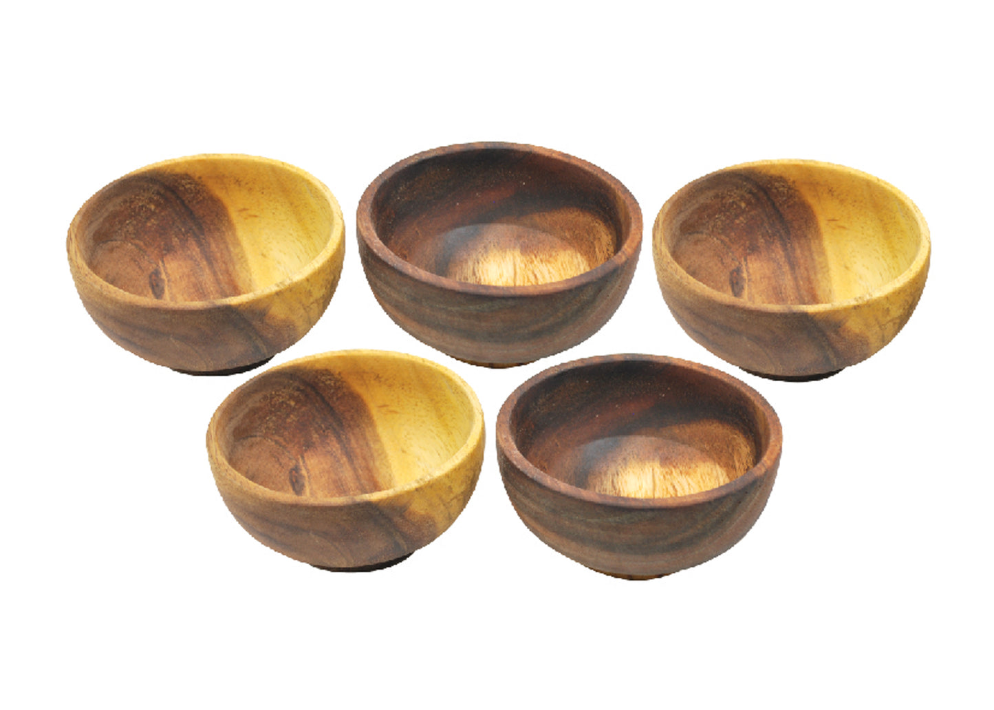 Wooden Bowls Set of 5