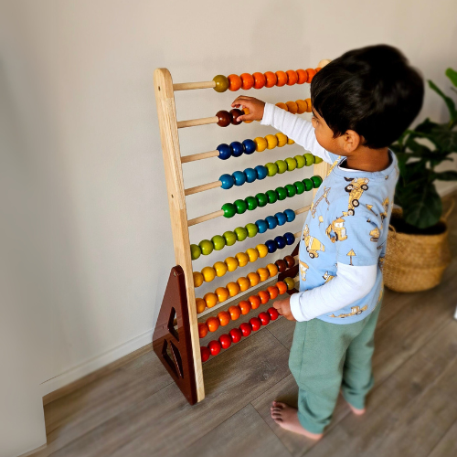 Giant Rainbow Bead Abacus