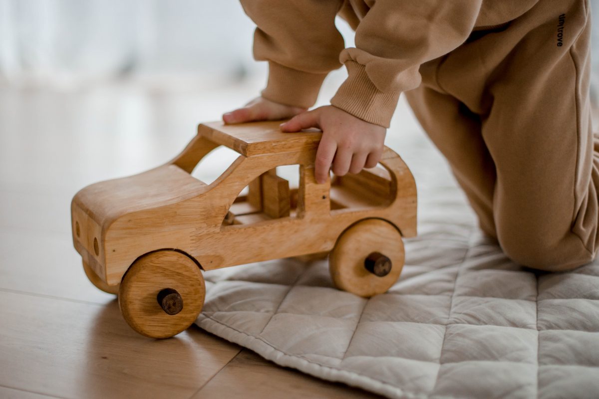 Natural Wooden Car