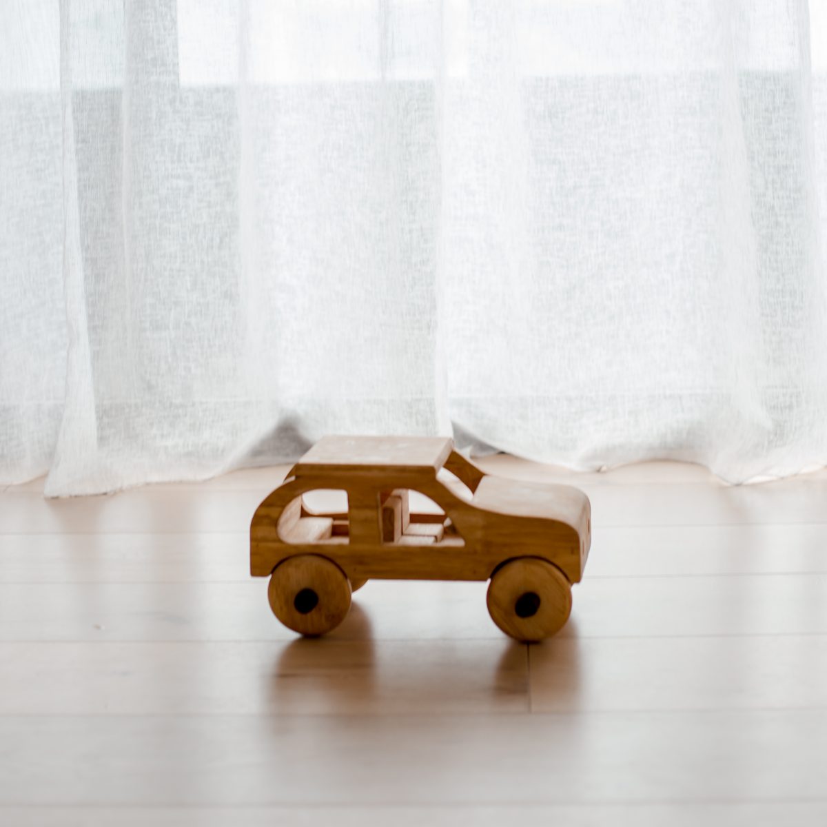 Natural Wooden Car