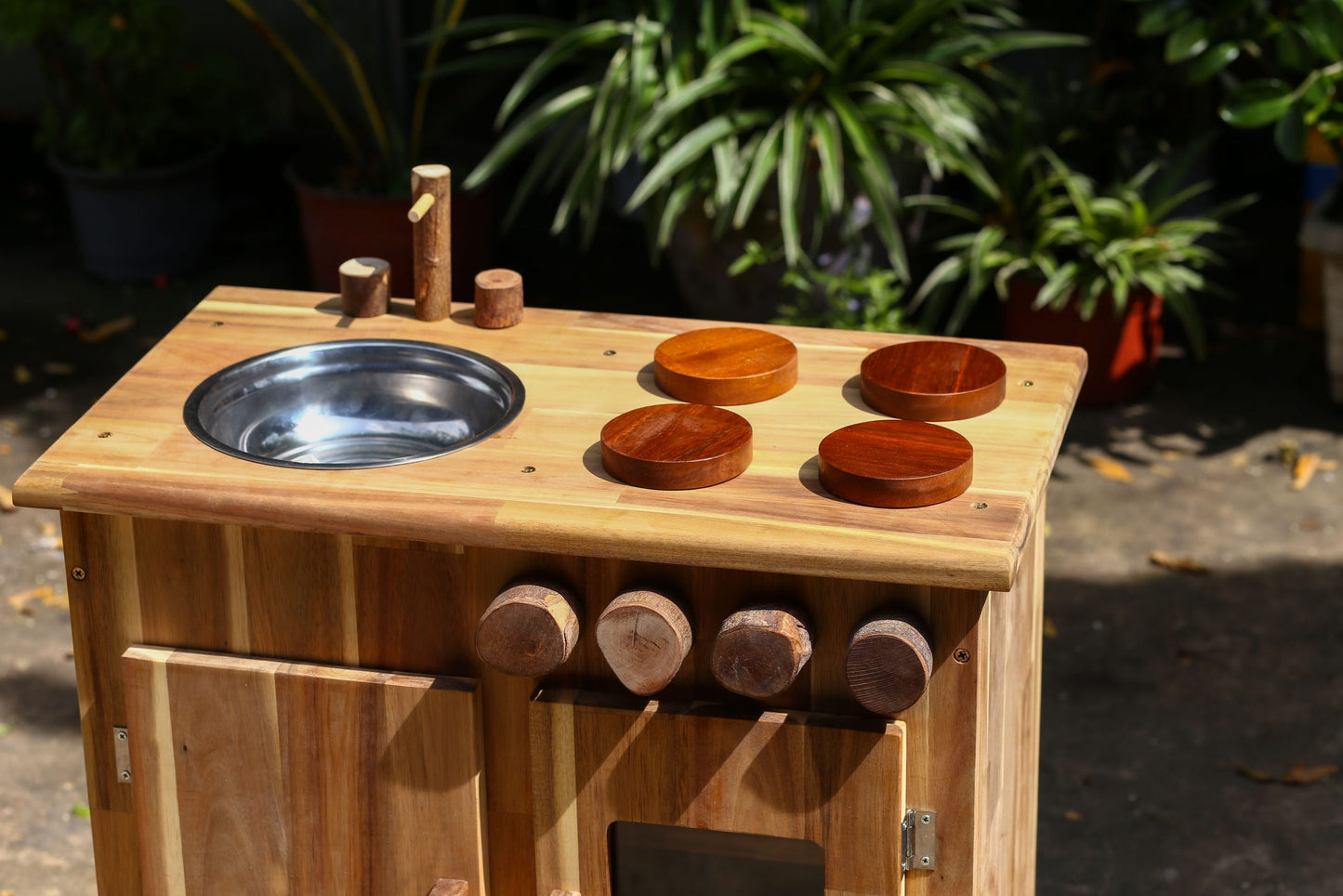 Combo Wooden Stove and Sink