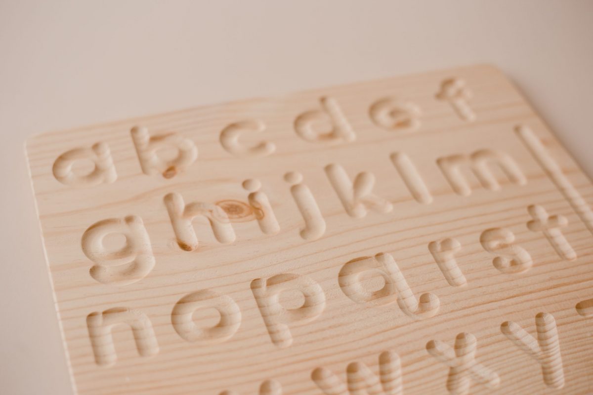 Lower Case Letter Tracing Board