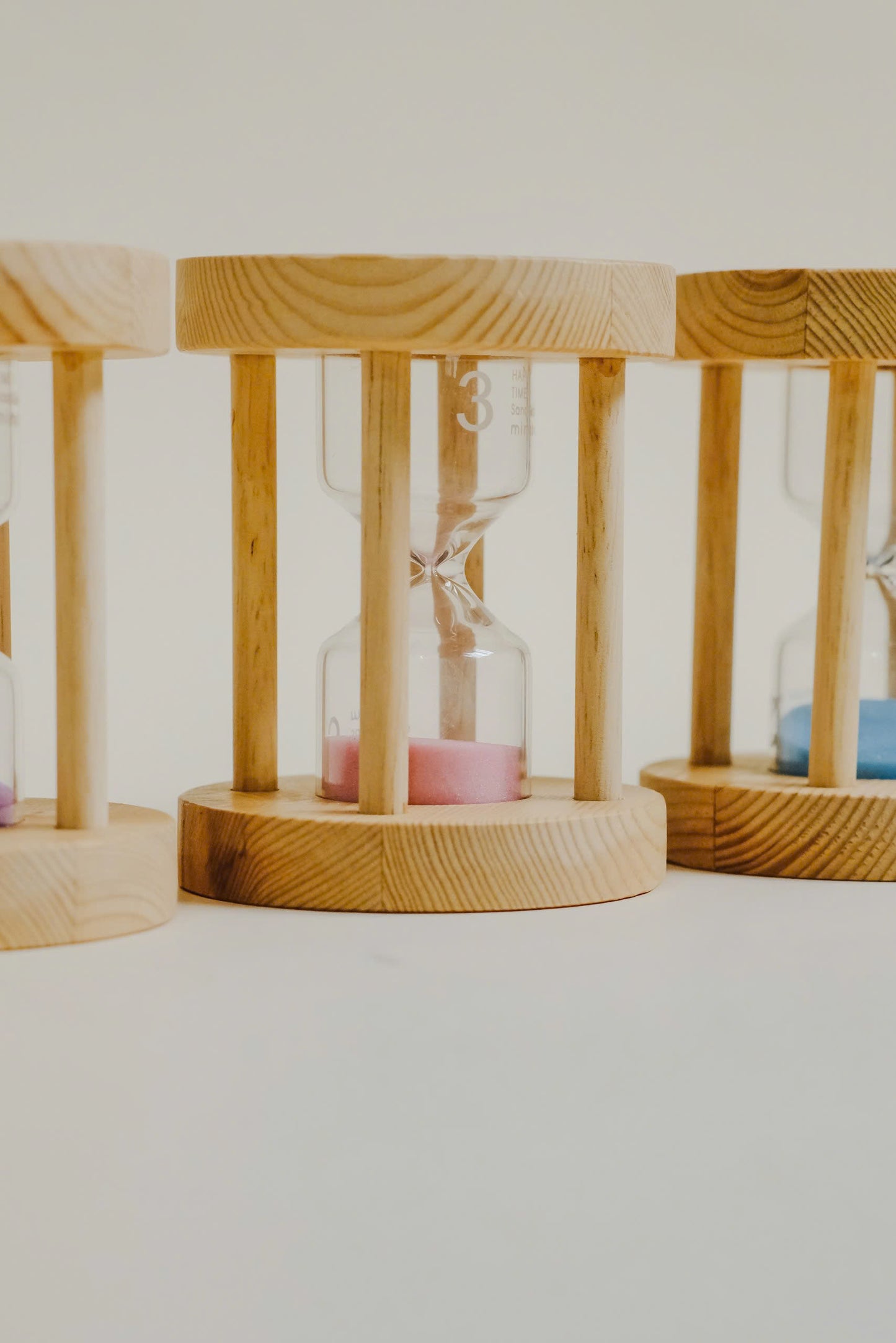Wooden Sand Timers Set of 4
