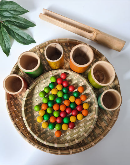 Circle Bamboo Trays