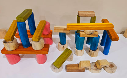 Colourful Tree Blocks