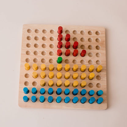 Wooden Peg Board