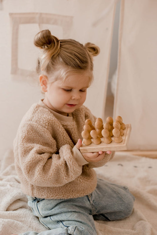 Natural Mini People in Tray