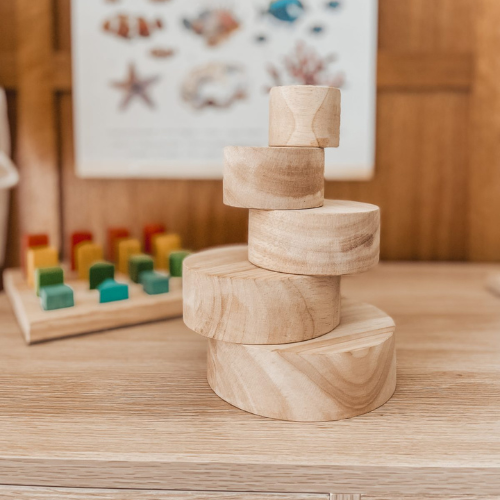 Natural Stacking Bowls