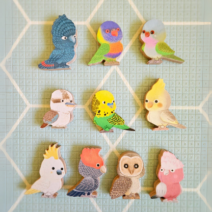 Australian Birds Set of 10