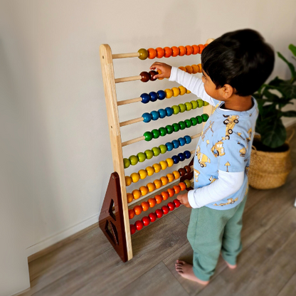 Giant Rainbow Bead Abacus