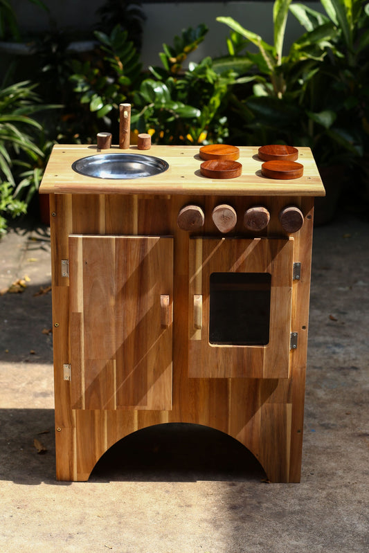 Combo Wooden Stove and Sink