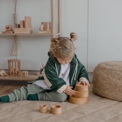 Natural Stacking Bowls