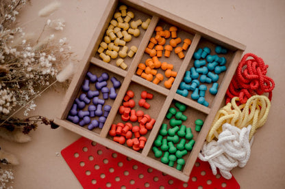 Froebel Peg and Lacing Board