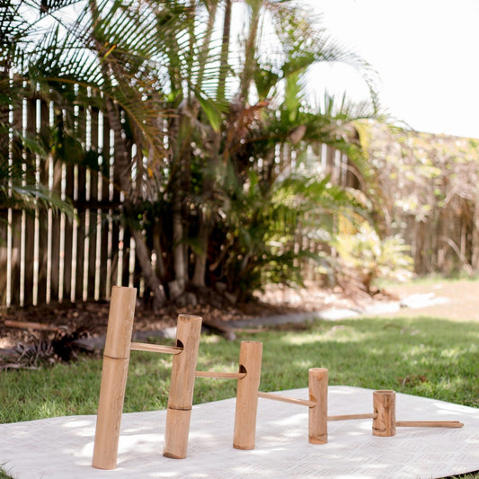 Bamboo Roll A Ball Track