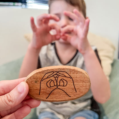 Sign Language Stones Set of 26
