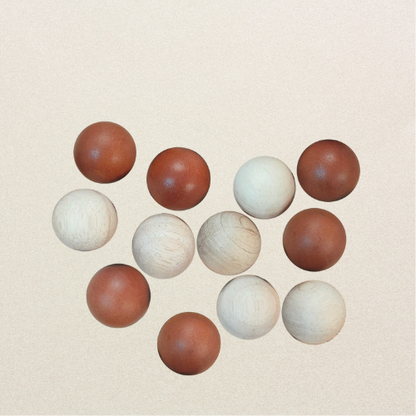 Two Tone Balls Set of 12