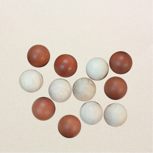 Two Tone Balls Set of 12