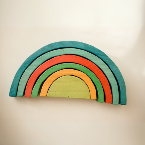 Large Coloured Rainbow Blocks