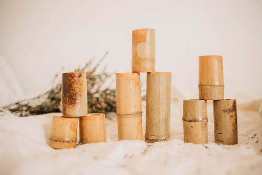 Bamboo Counting and Building Blocks (40 pcs)