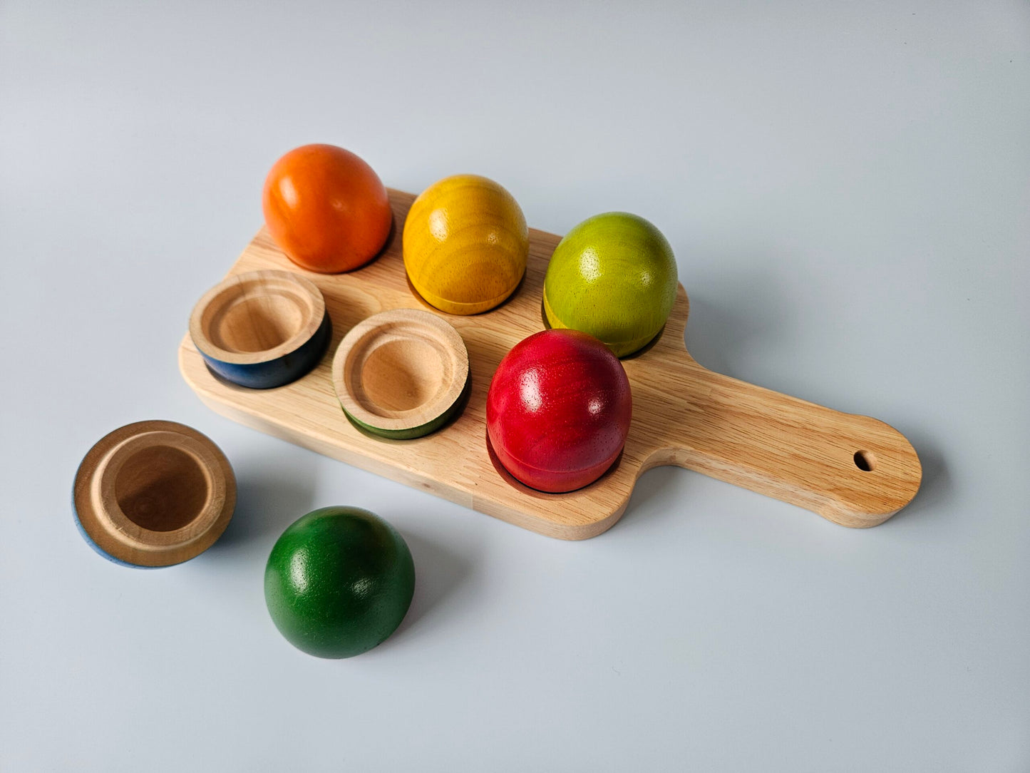 Hollow Eggs & Nesting Tray Set