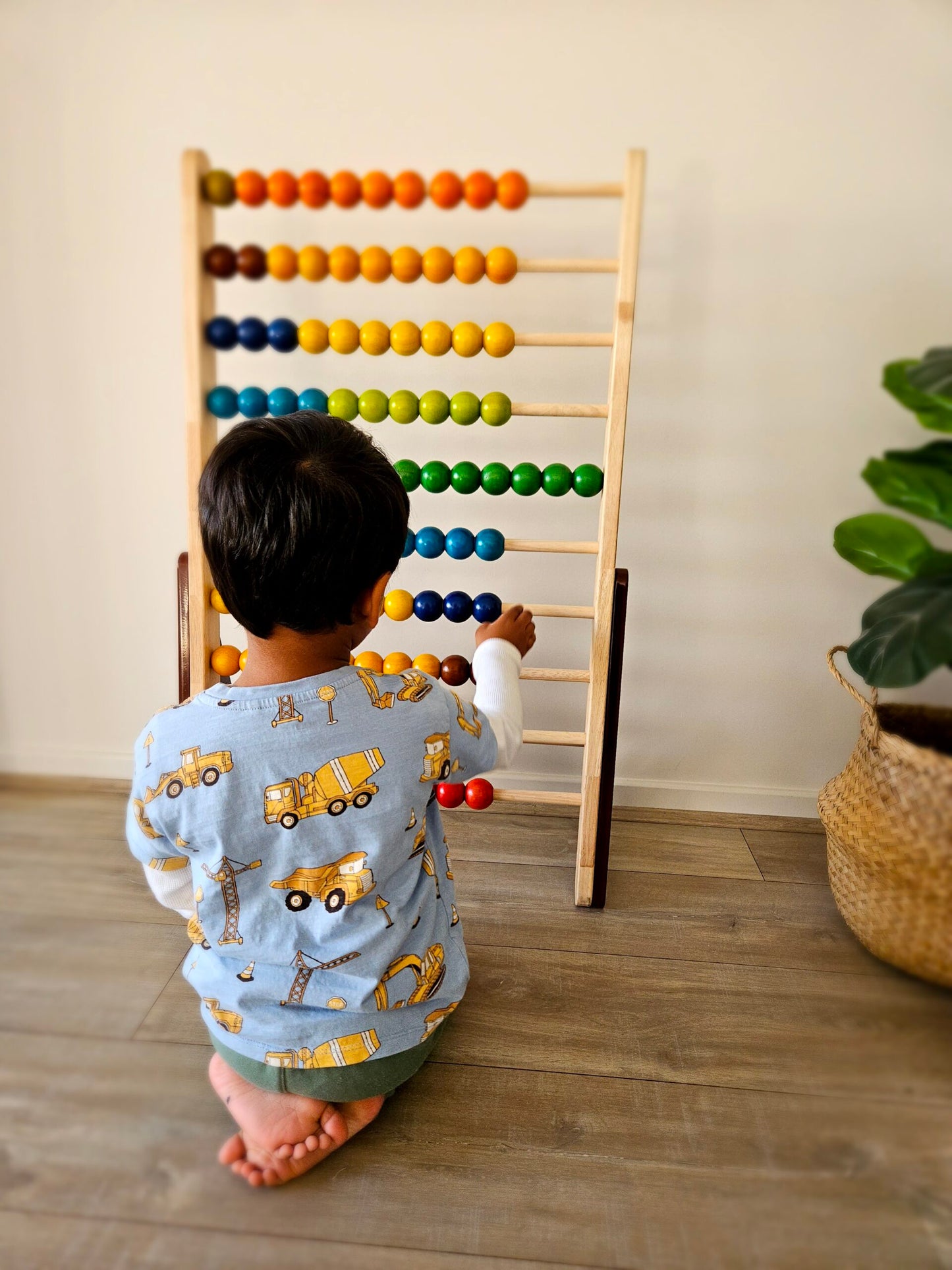 Giant Rainbow Bead Abacus