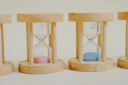 Wooden Sand Timers Set of 4