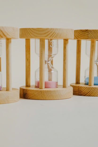 Wooden Sand Timers Set of 4